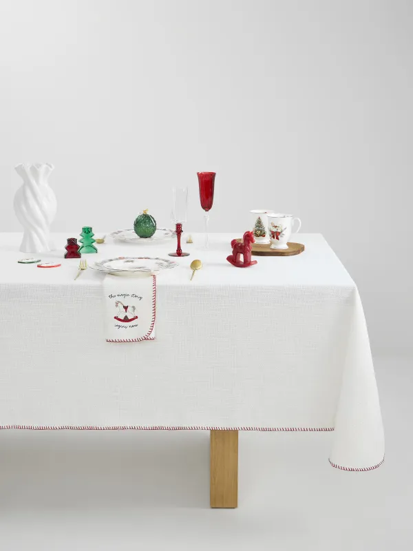 Скатерть, 170х250 см, со строчкой, Рогожка, Gunny traditions, image-0