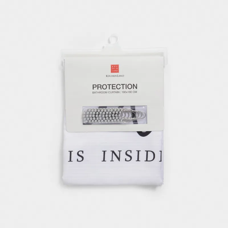 Штора для ванной, с кольцами, Protection