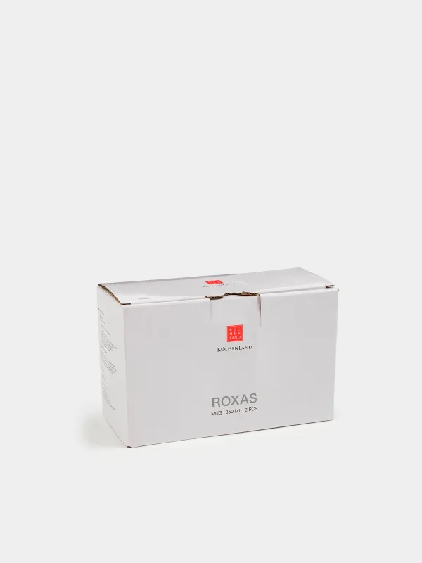 Кружка, 350 мл, 2 шт, в крапинку, Roxas, image-6