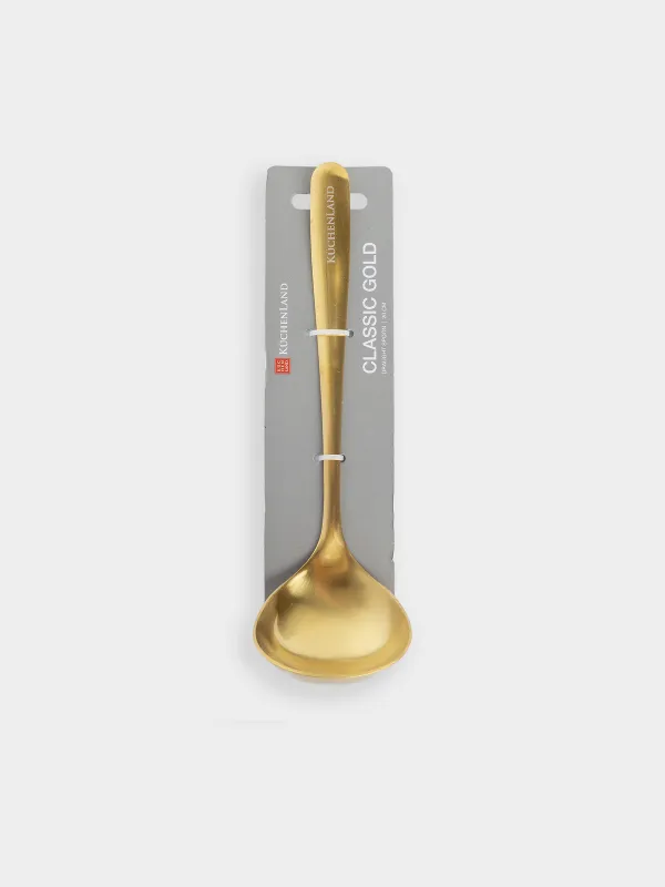 Ложка разливная, 20 см, сталь, золотистая, Classic gold, image-3
