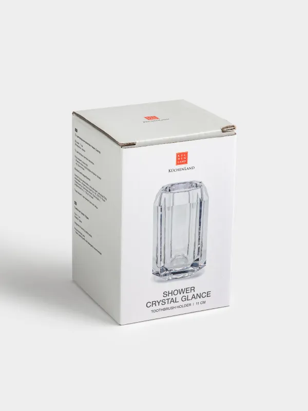Стакан для ванной комнаты, 11 см, Грани, Shower Crystal Glance, image-4