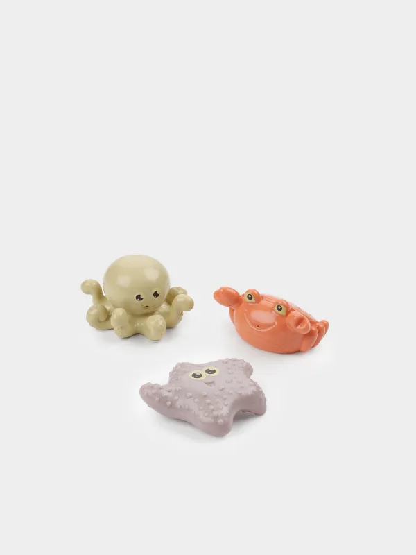 Набор игрушек для купания, 4 предмета, брызгалки, Морские жители, Kiddy, image-2