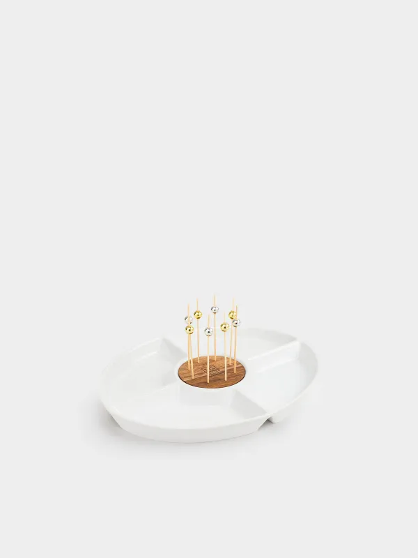 Менажница, 27х22 см, со шпажками, Light kitchen, image-0