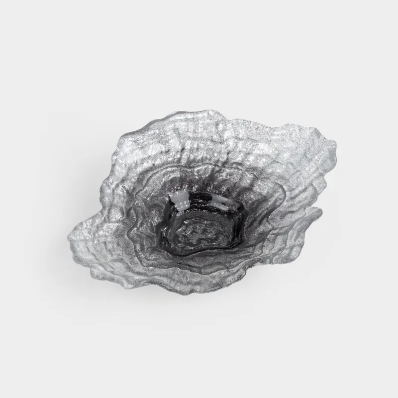 Блюдо, 23х17x5 см, с градиентом, Устрица, Shellfish