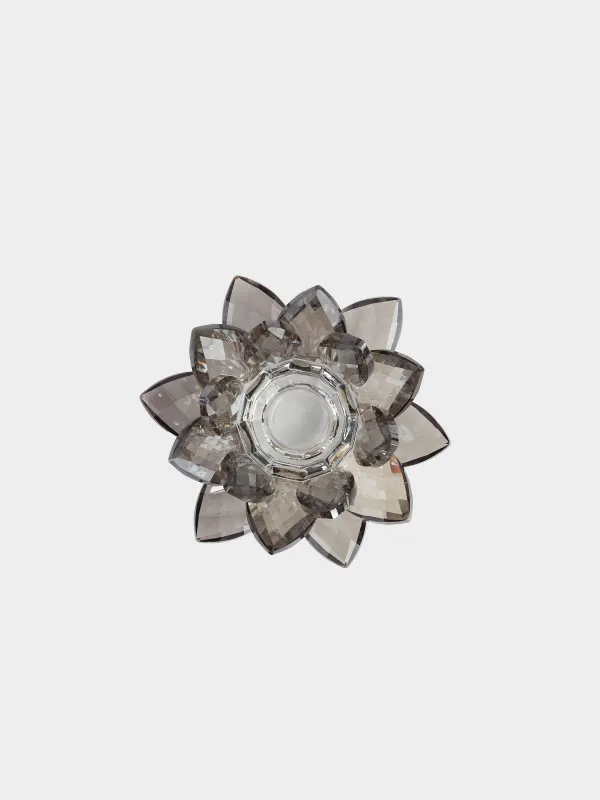 Подсвечник, 11x5 см, для тонкой свечи, Цветок, Crystal flower, image-2