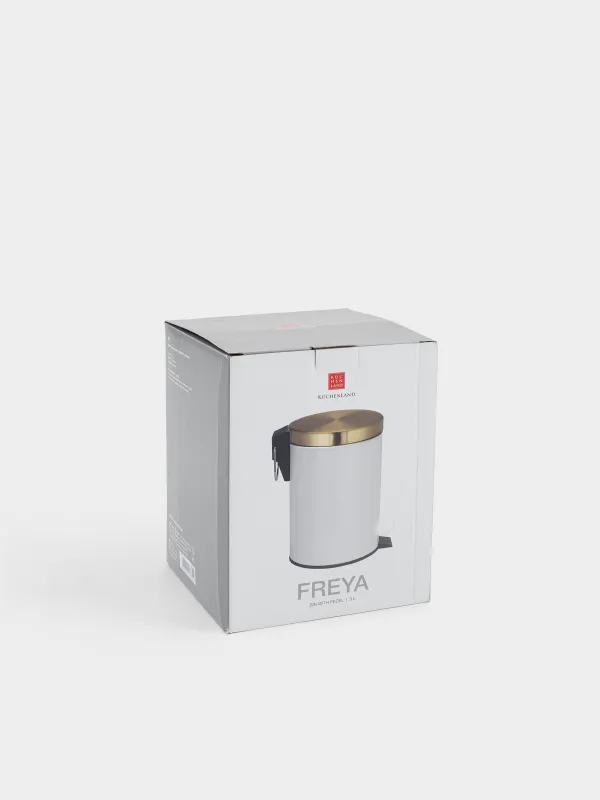 Емкость для мусора, 3 л, с педалью, Freya, image-5