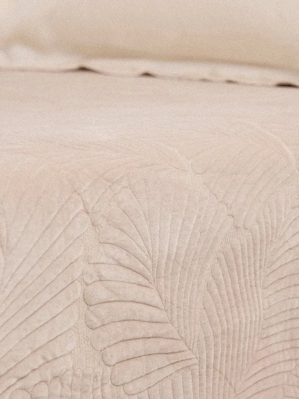 Покрывало, 220х240 см, стеганое, Пальмовый лист, Stitch velvet, image-2