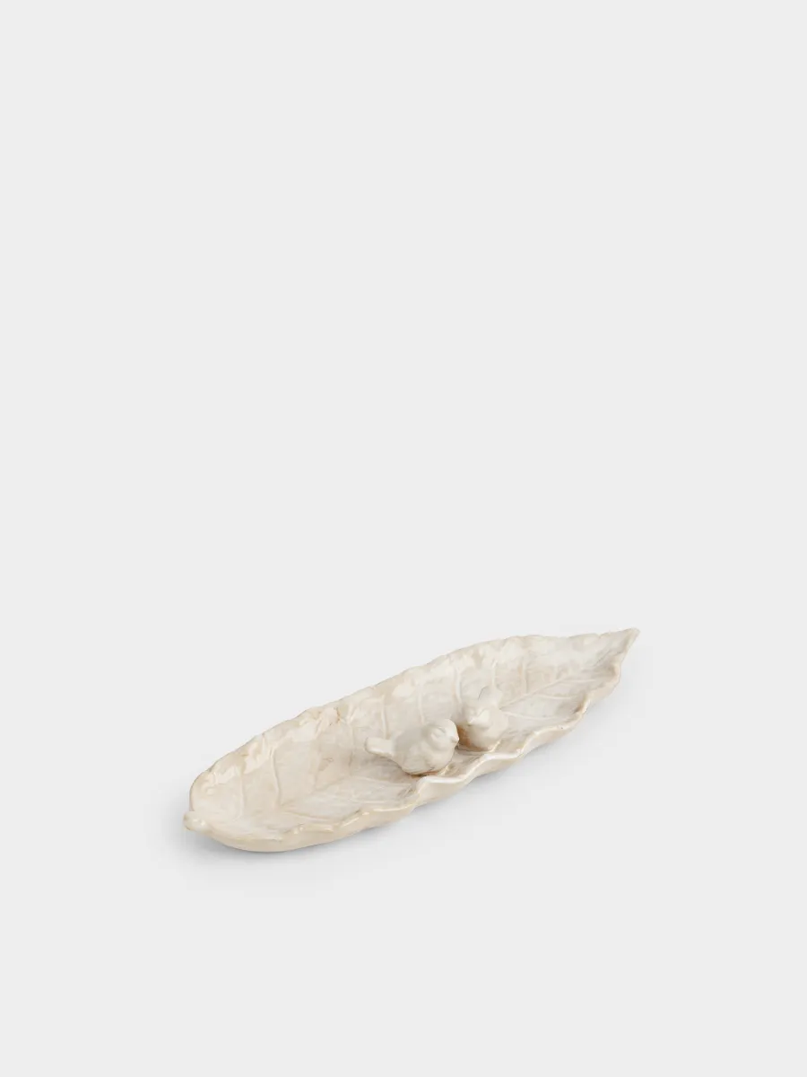 Блюдо декоративное, 36х12x5 см, Птицы, Birds milk
