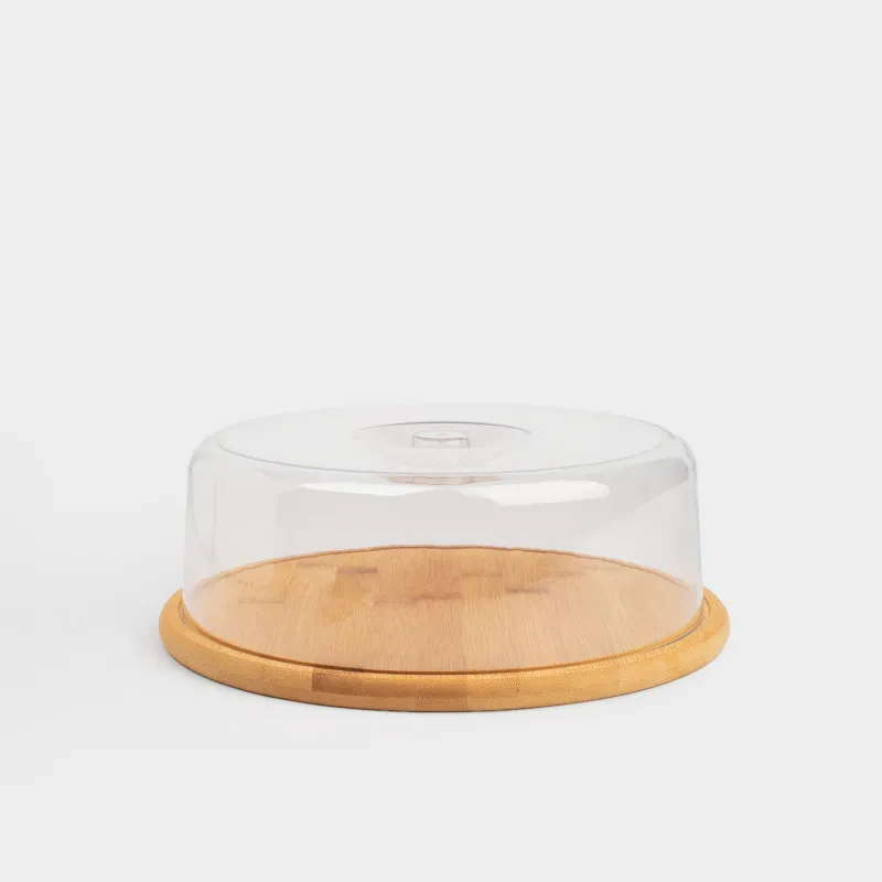 Блюдо с крышкой, 28х10 см, Bamboo