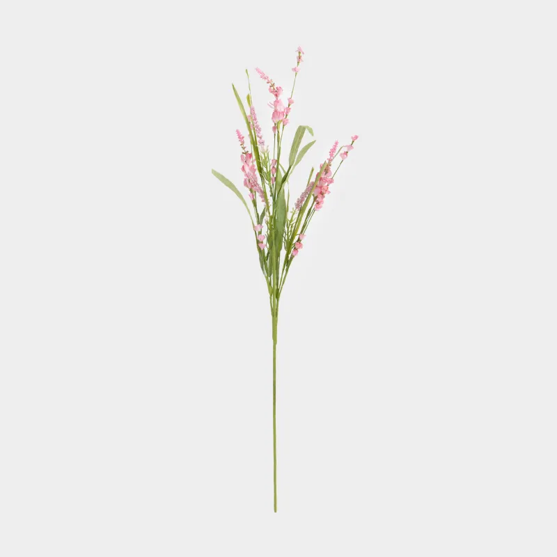Ветка декоративная, 86 см, Розовый люпин, Flower garden