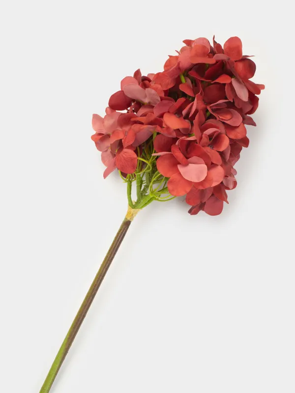 Ветка декоративная, 56 см, Бордовая гортензия, Flower garden, image-2