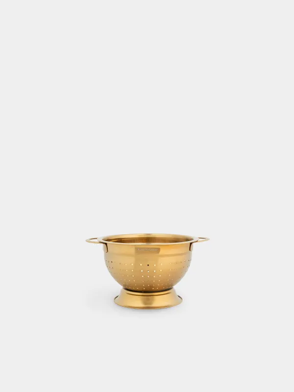 Дуршлаг, 18 см, с ручками, Classic gold, image-0