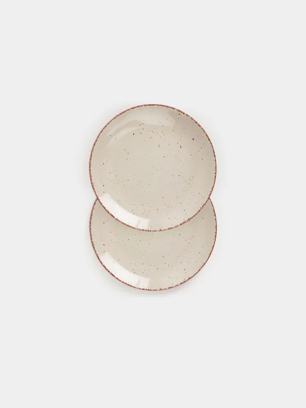 Тарелка закусочная, 21 см, 2 шт, в крапинку, Speckled, image-0