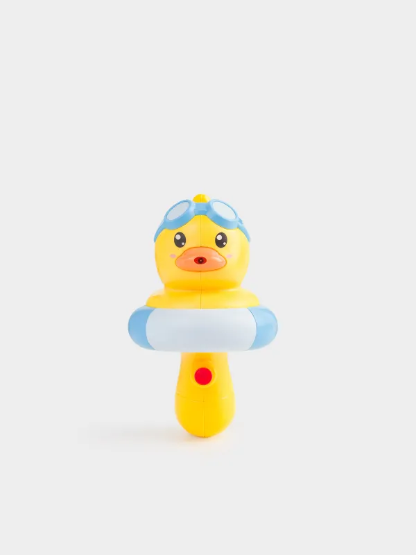 Пистолет водяной, 19 см, Утенок в круге, Duck yellow, image-0
