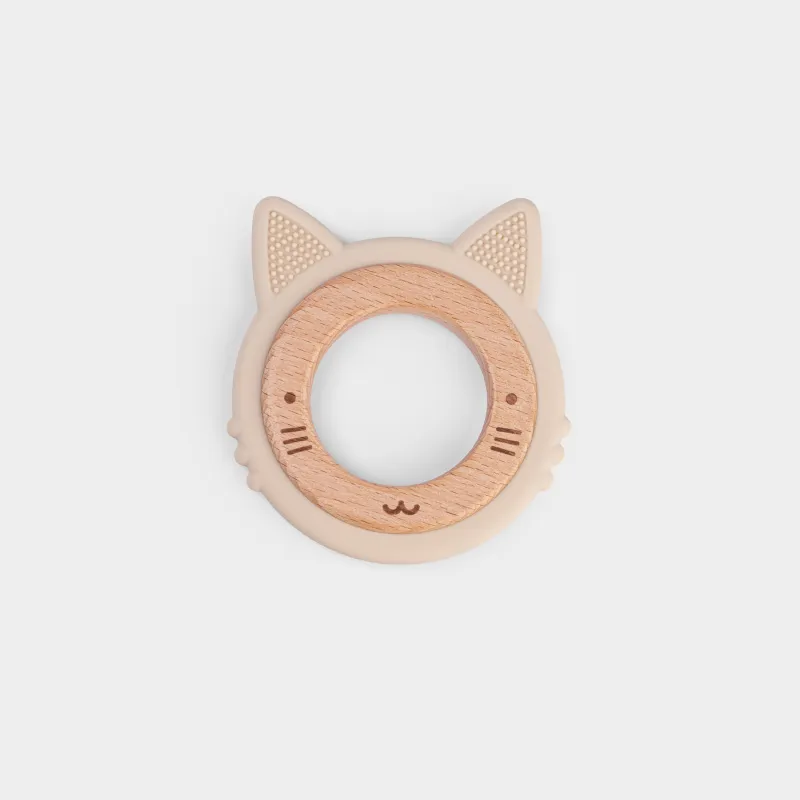 Игрушка-прорезыватель, бежевая, Kiddy