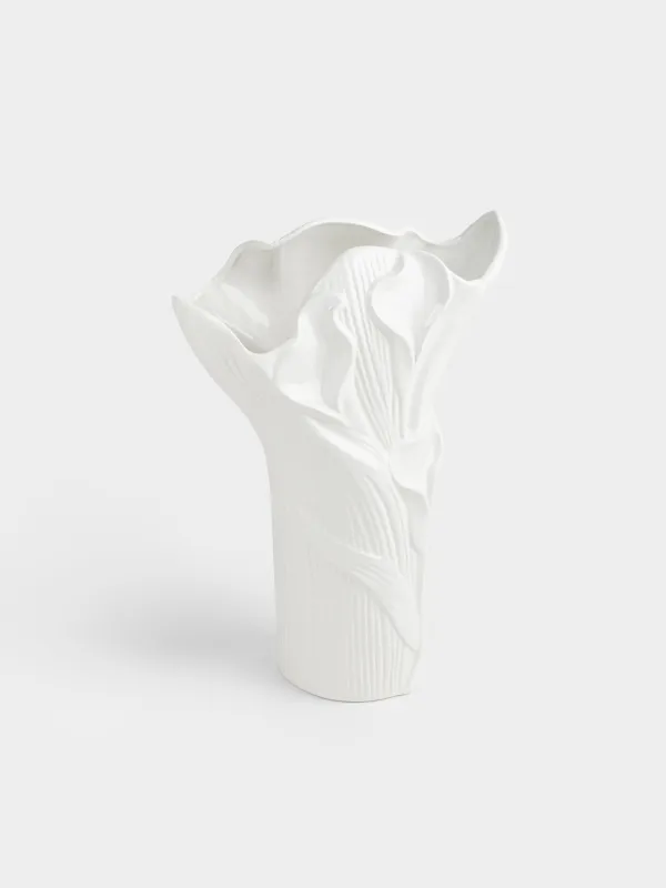 Ваза для цветов, 34 см, декоративная, Каллы, Calla white, image-1