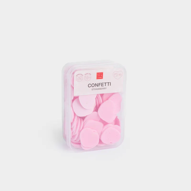 Мыло-конфетти, розовое, Клубника, Confetti