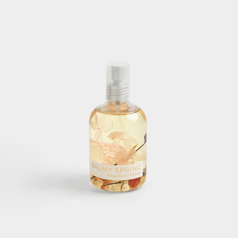 Спрей ароматический, 300 мл, с сухоцветами, Fragrant Peach, Balmy spring