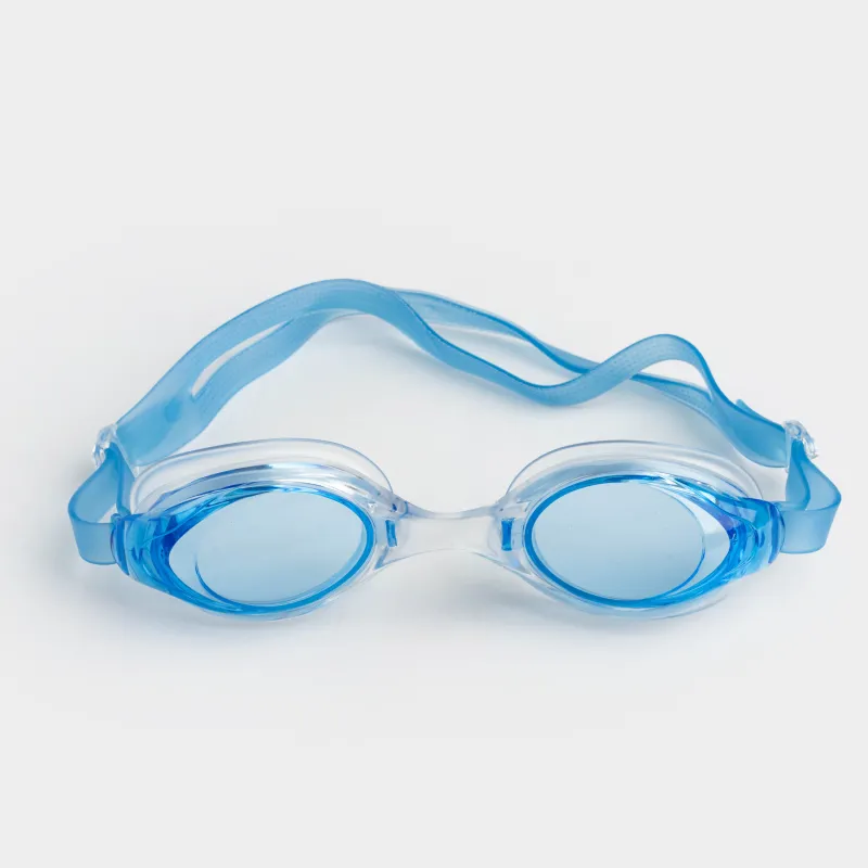 Очки для плавания, в футляре, пластик/резина, синие, Swim