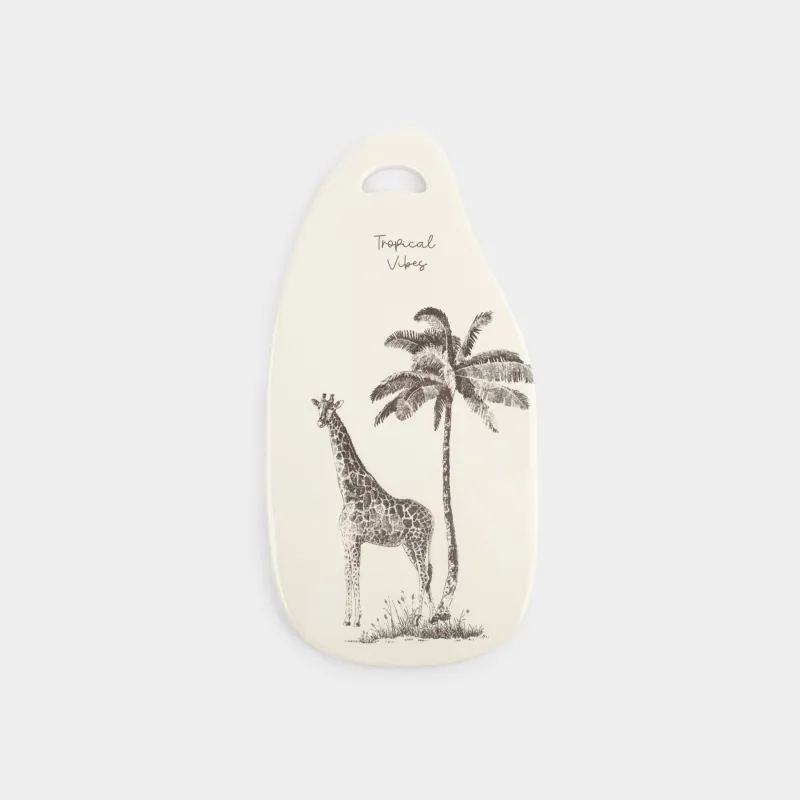 Подставка под горячее, 13x26 см, Жираф, Tropical vibes