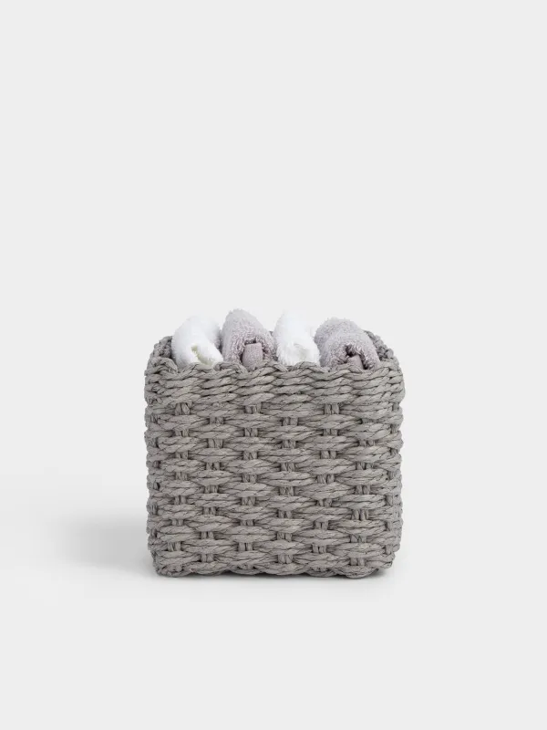Полотенце, 30х30 см, 4 шт, в корзине, Basket towel, image-0