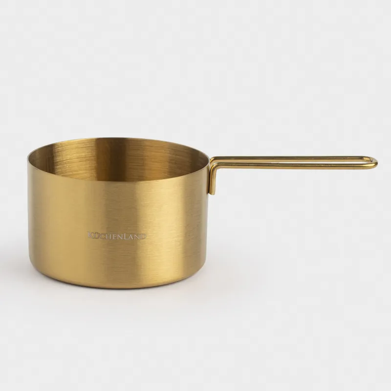 Ложка мерная, 250 мл, сталь, золотистая, Device gold