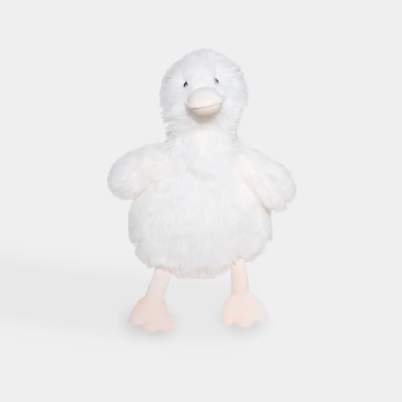 Игрушка, 40 см, мягкая, полиэстер, белая, Гусь, Goose