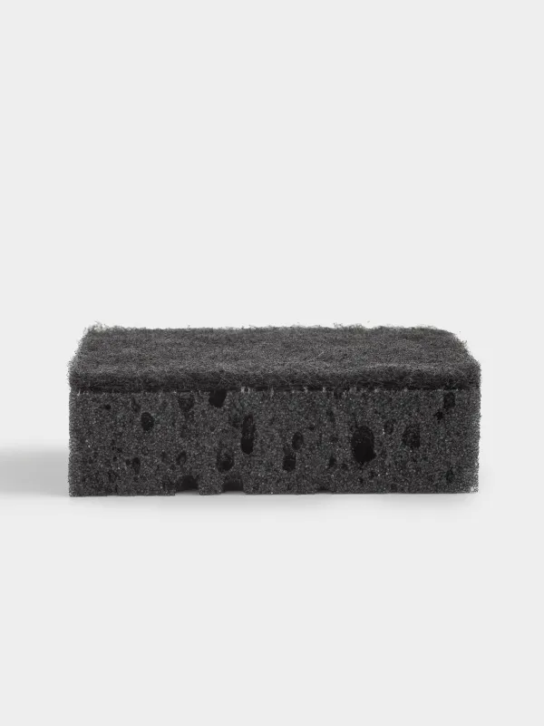 Губка для мытья посуды, 5 шт, Black clean, image-2