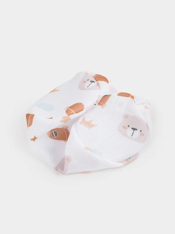 Мешок-баул для стирки детской одежды, 20х30см, полиэстер, Мишки, Safety Bear, image-3
