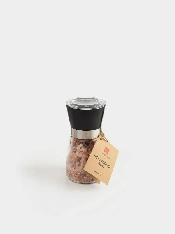 Мельница для специй, 13 см, механическая, Розовая соль, Seasoning BBQ, image-3