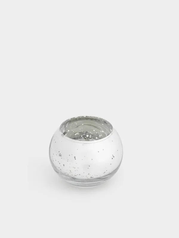 Свеча ароматическая, чайная, 4 см, 4 шт, с подсвечником, Patina, image-1