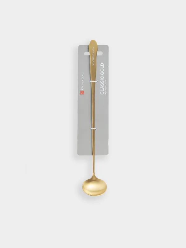 Ложка для специй, 24 см, сталь, золотистая, Classic gold, image-3