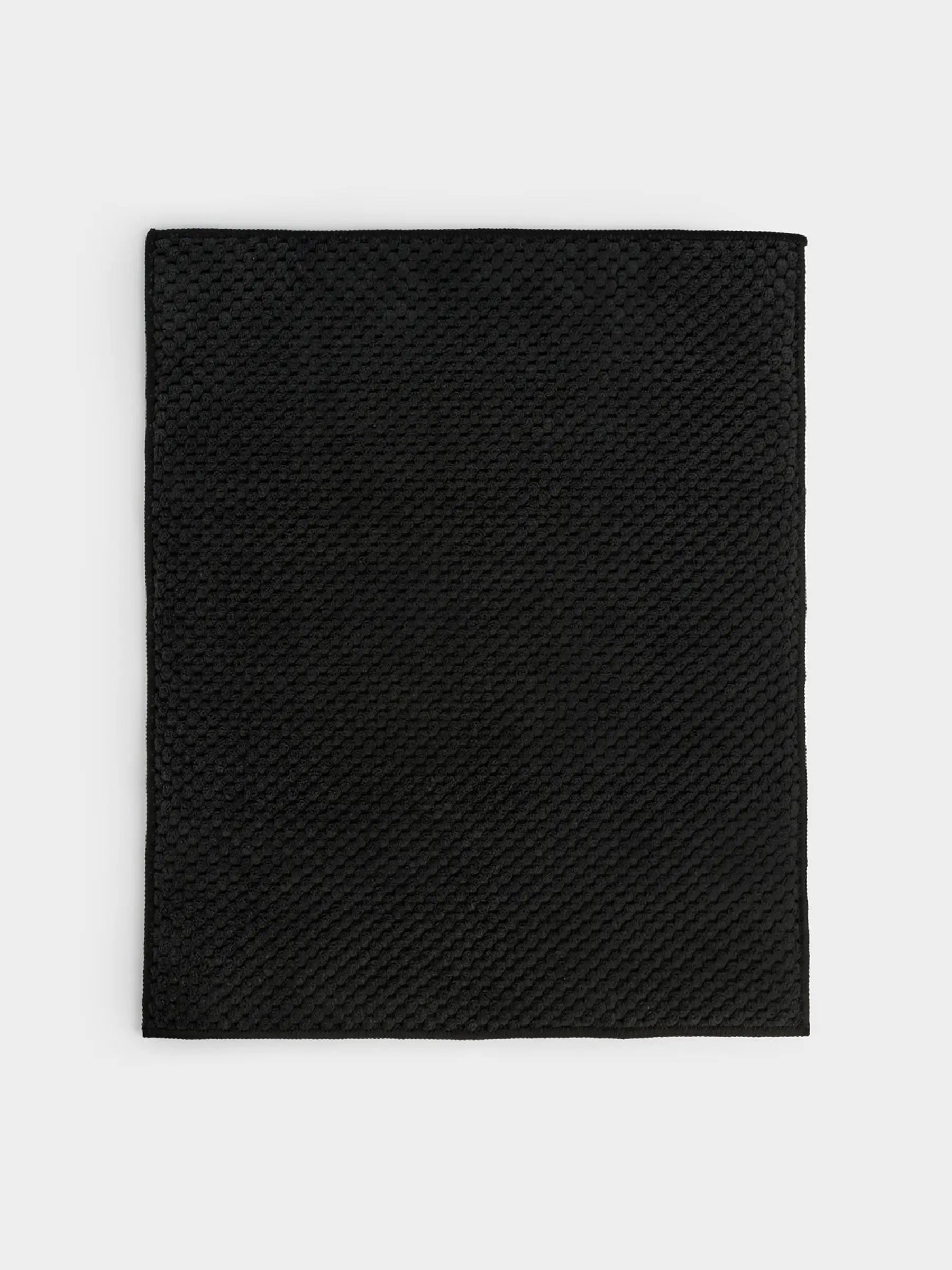 Коврик для сушки посуды, 30х38 см, микрофибра, черный, Black clean