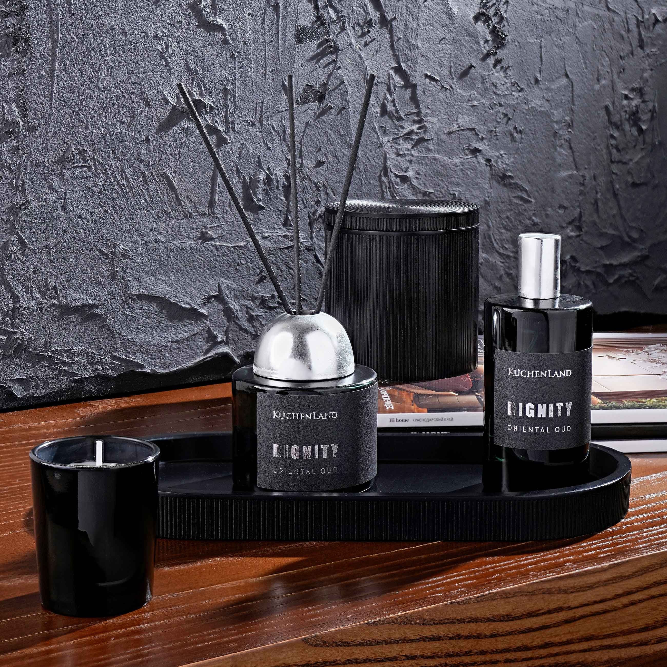Спрей ароматический, 100 мл, серый, Oriental oud, Dignity, image-3