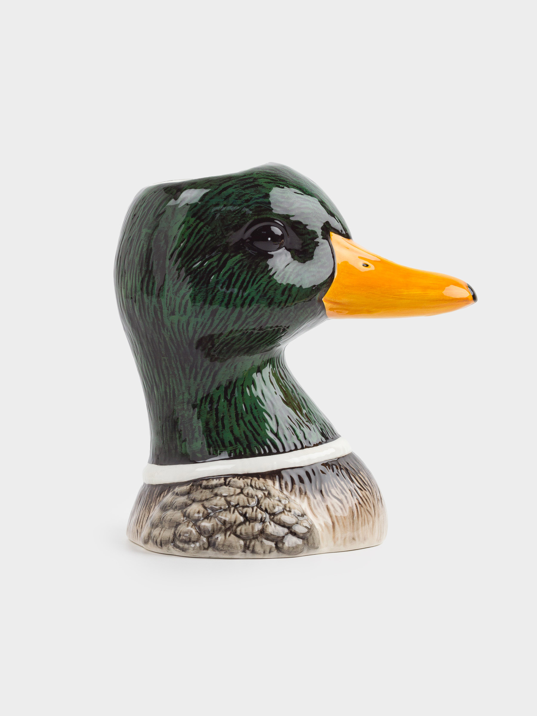 Ваза для цветов, 23 см, декоративная, керамика, Селезень, Duck, image-3