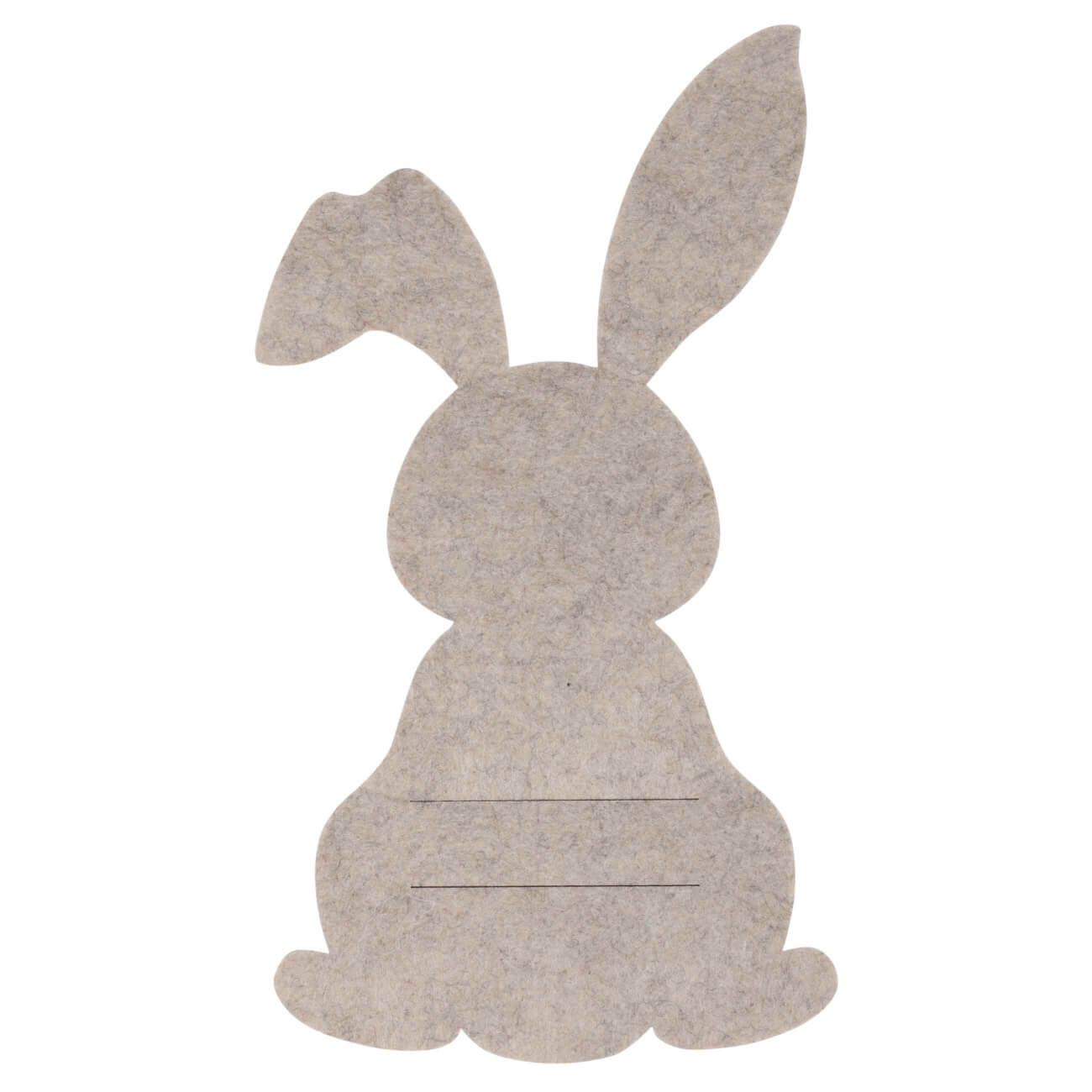 Карман для столовых приборов, 25х14 см, фетр, бежевый, Кролик, Felt mat изображение № 1