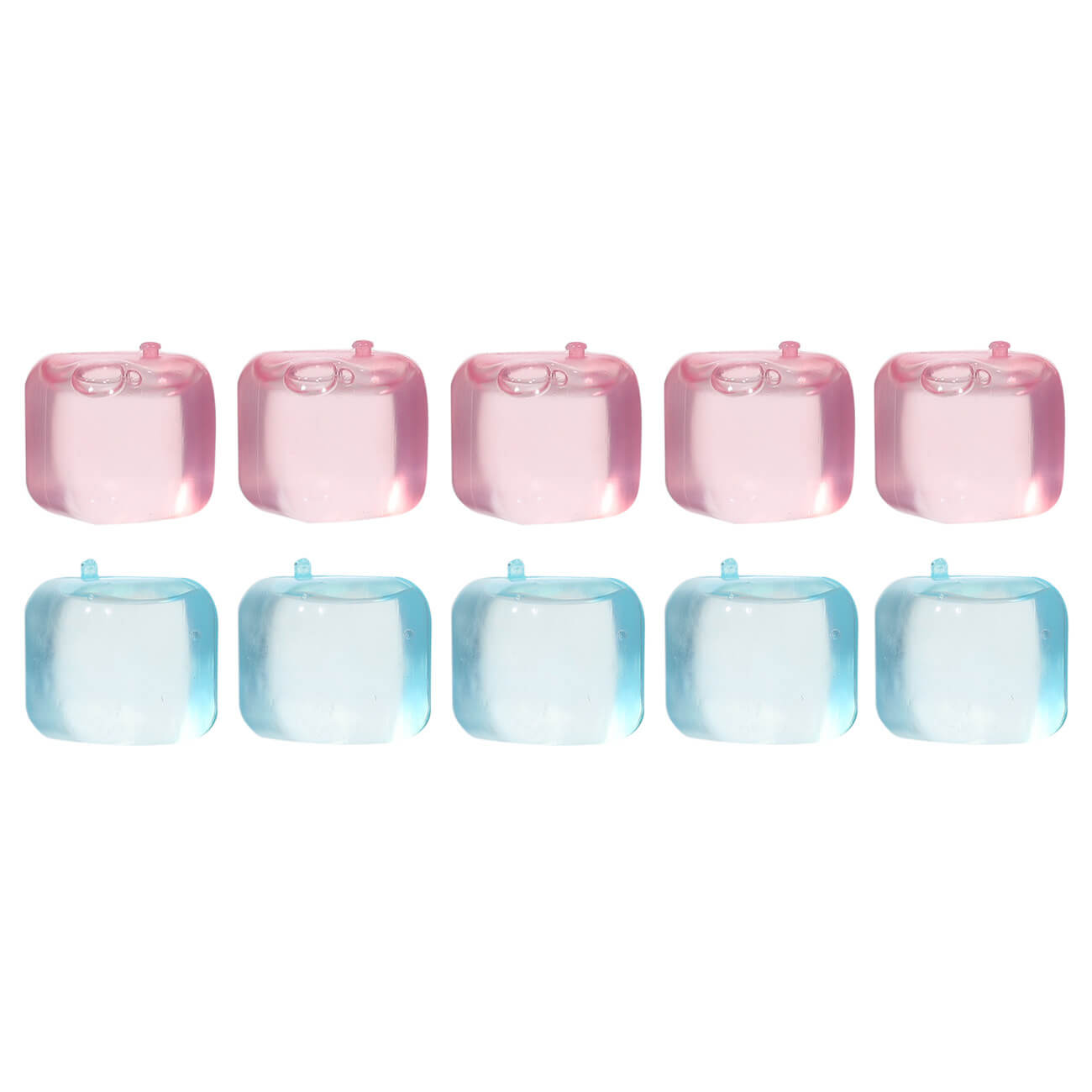 Набор кубиков для охлаждения напитков, 10 шт, пластик, розовый/голубой, Dolce Vita шлем vz20 f26k 001 venzo розовый rhevz20f26k2