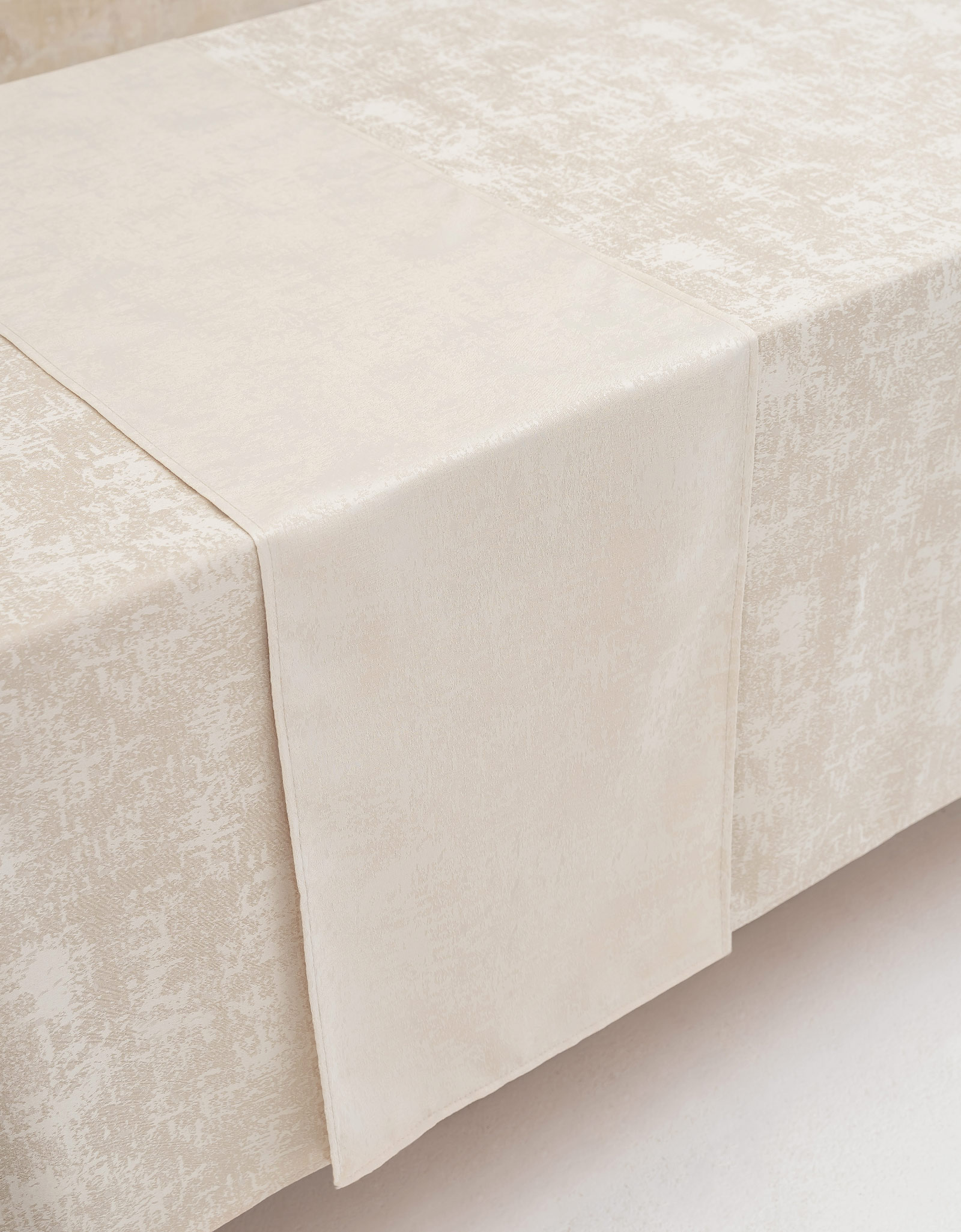 Дорожка настольная, 40х160 см, полиэстер, бежевая, Jacquard, image-7