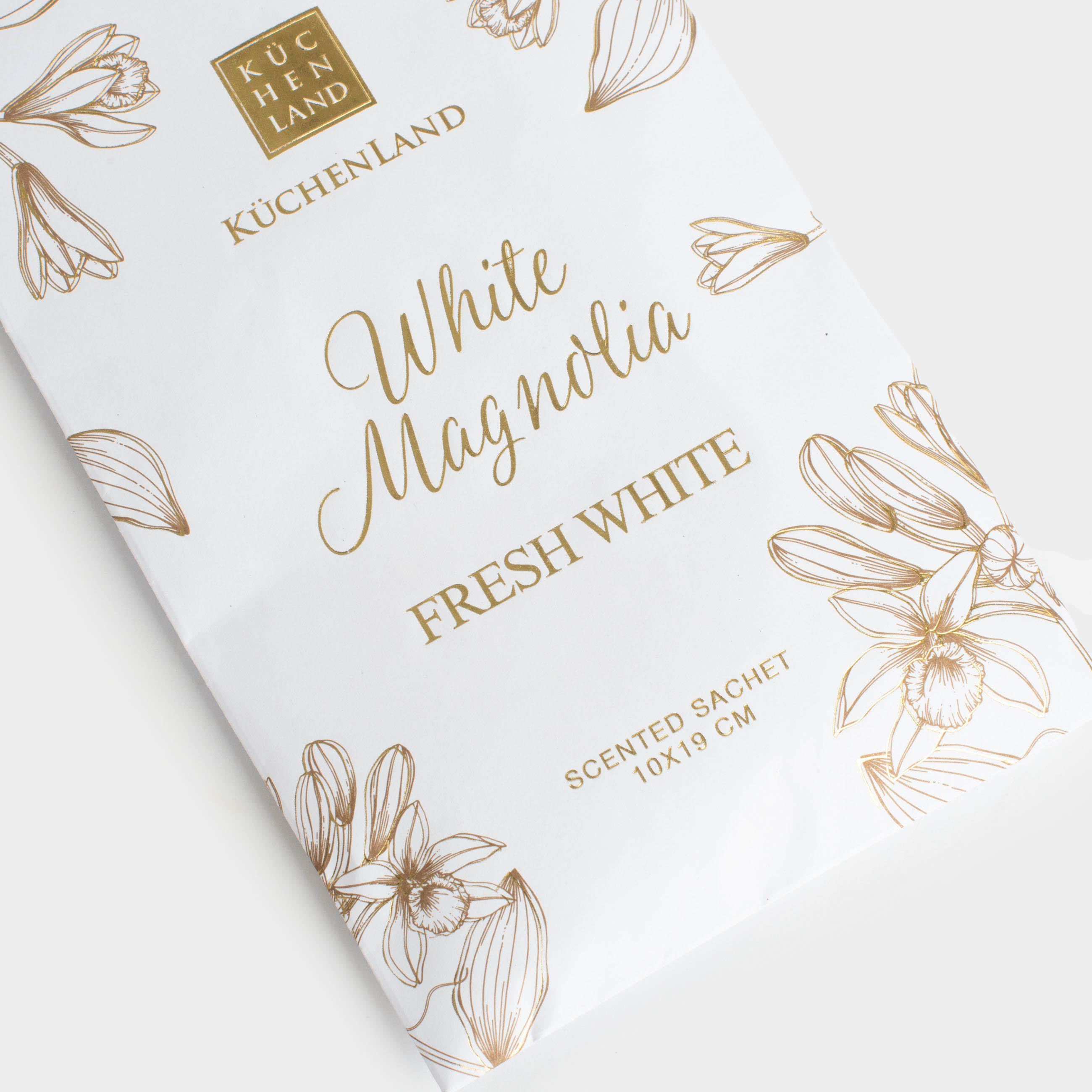 Саше ароматическое, 10х19 см, подвесное, White Magnolia, Fresh white, image-3