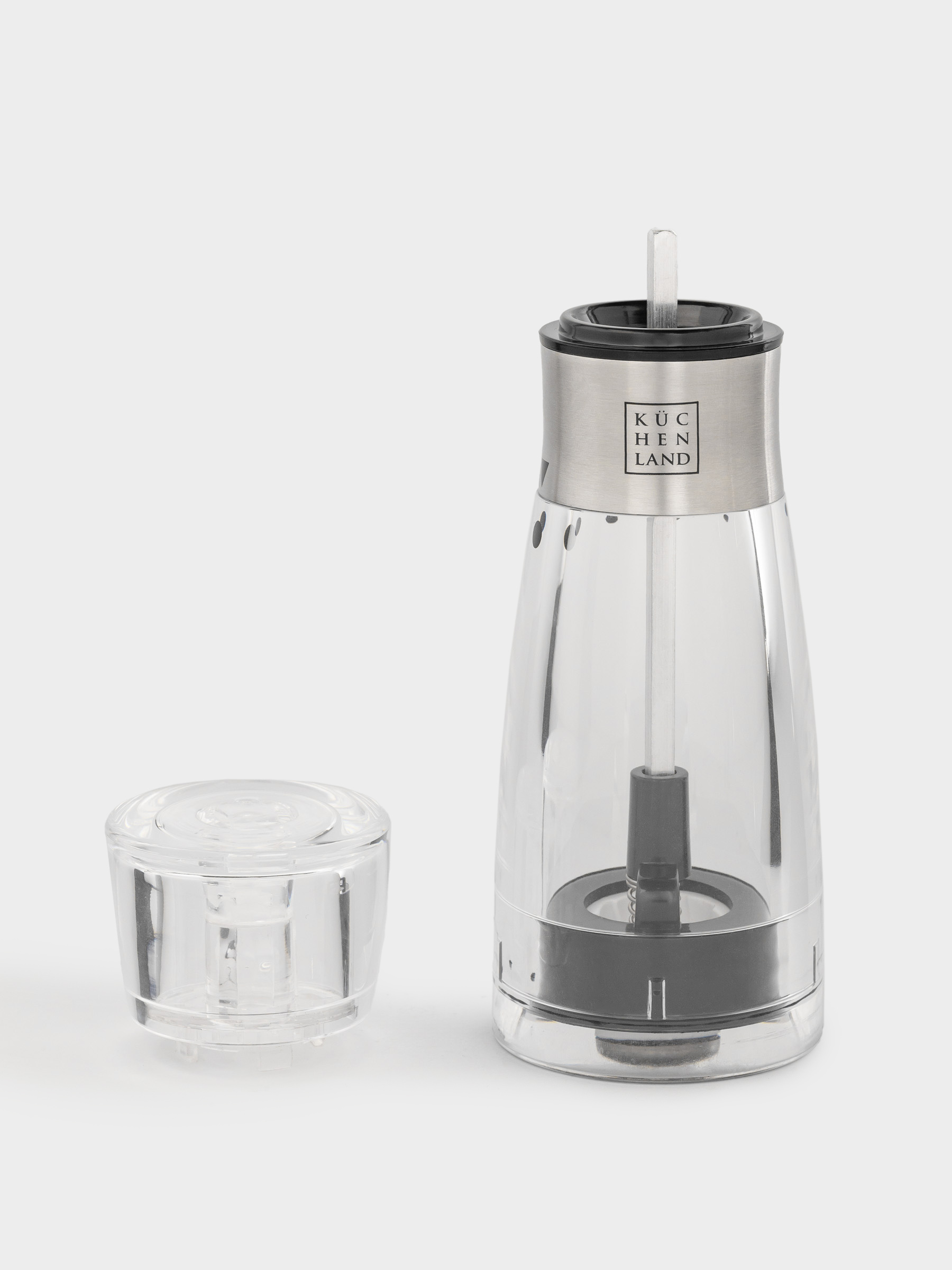 Мельница для специй, 17 см, механическая, акрил, Classic, image-3