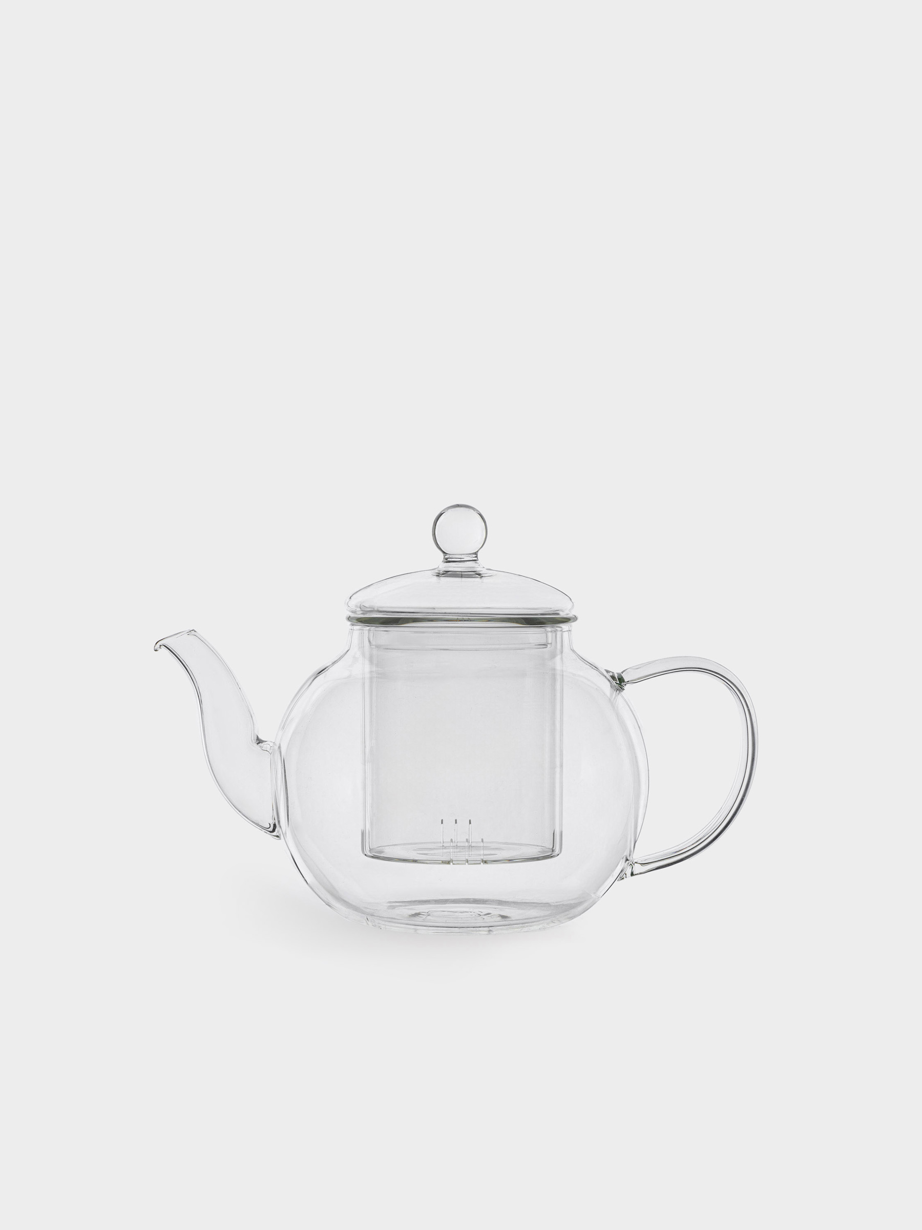 Чайник заварочный, 900 мл, стекло Б, Clear, image-1