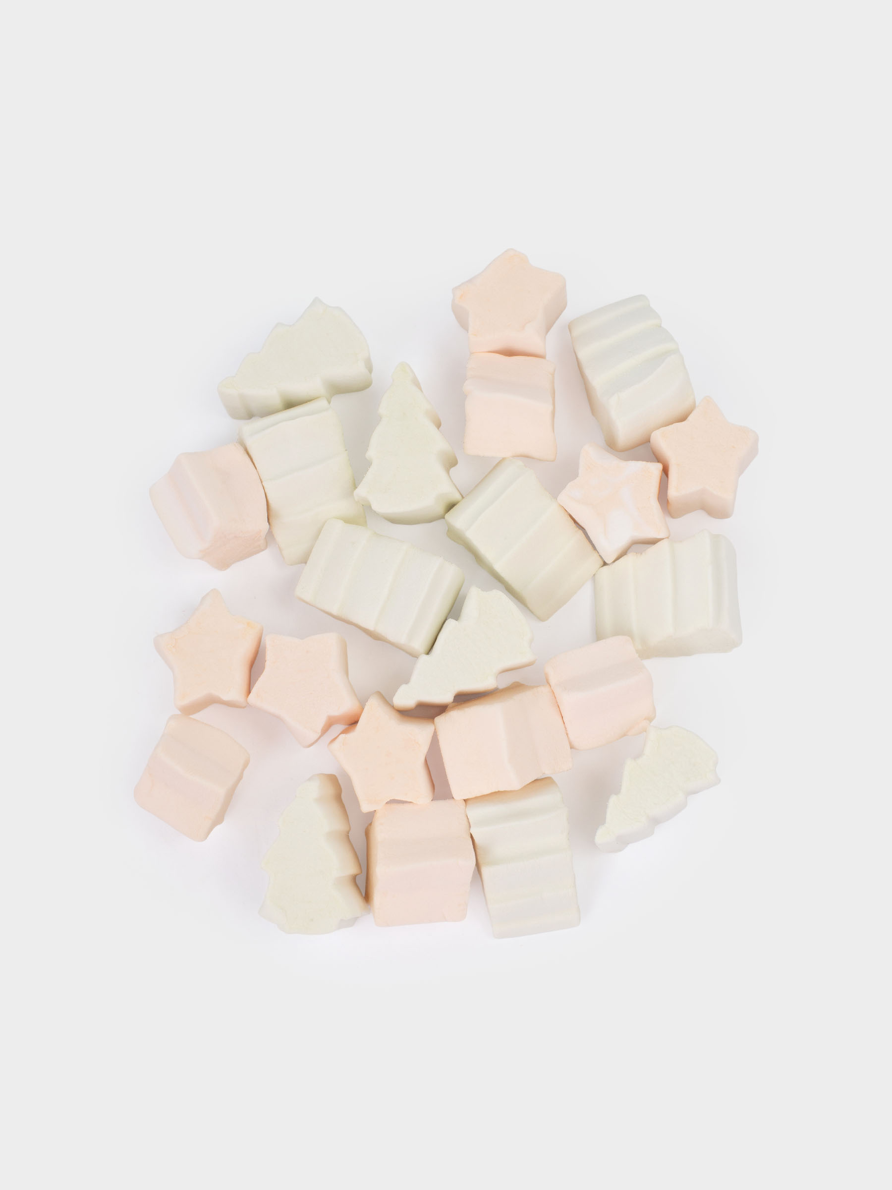 Маршмеллоу, 70 гр, фигурное, Апельсин, Елочки и звезды, Sweet life, image-1