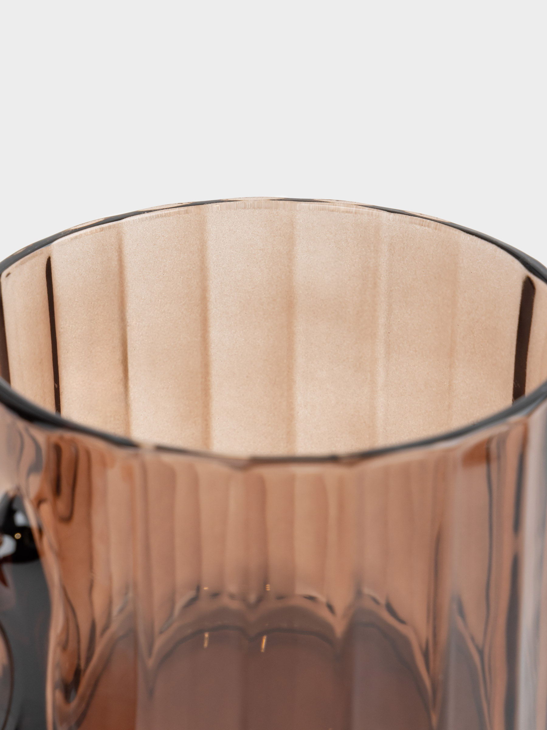 Кружка, 300 мл, стекло, коричневая, Clear color, image-3