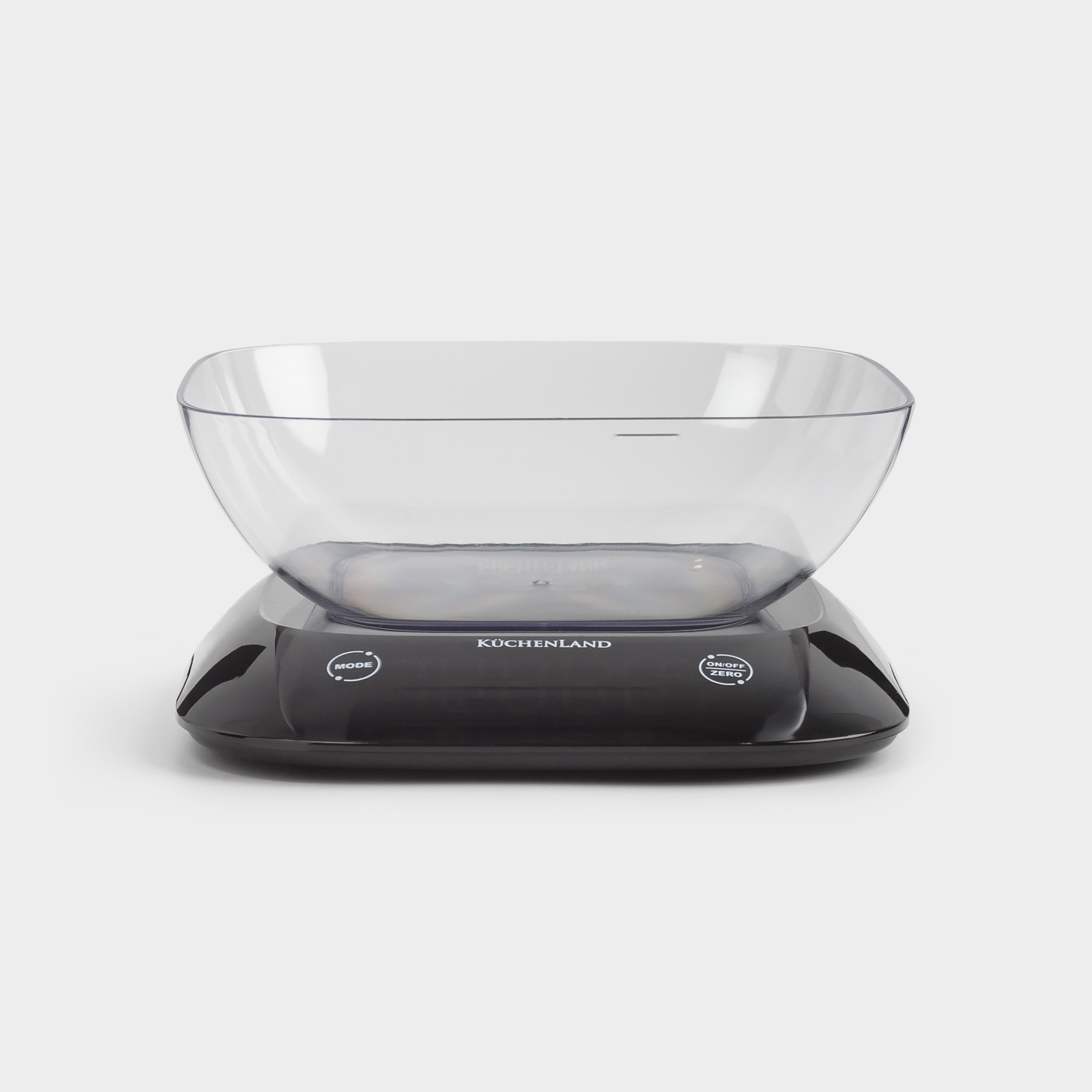 Весы кухонные 19х17 см с чашей электронные пластик черные Libra 1690₽