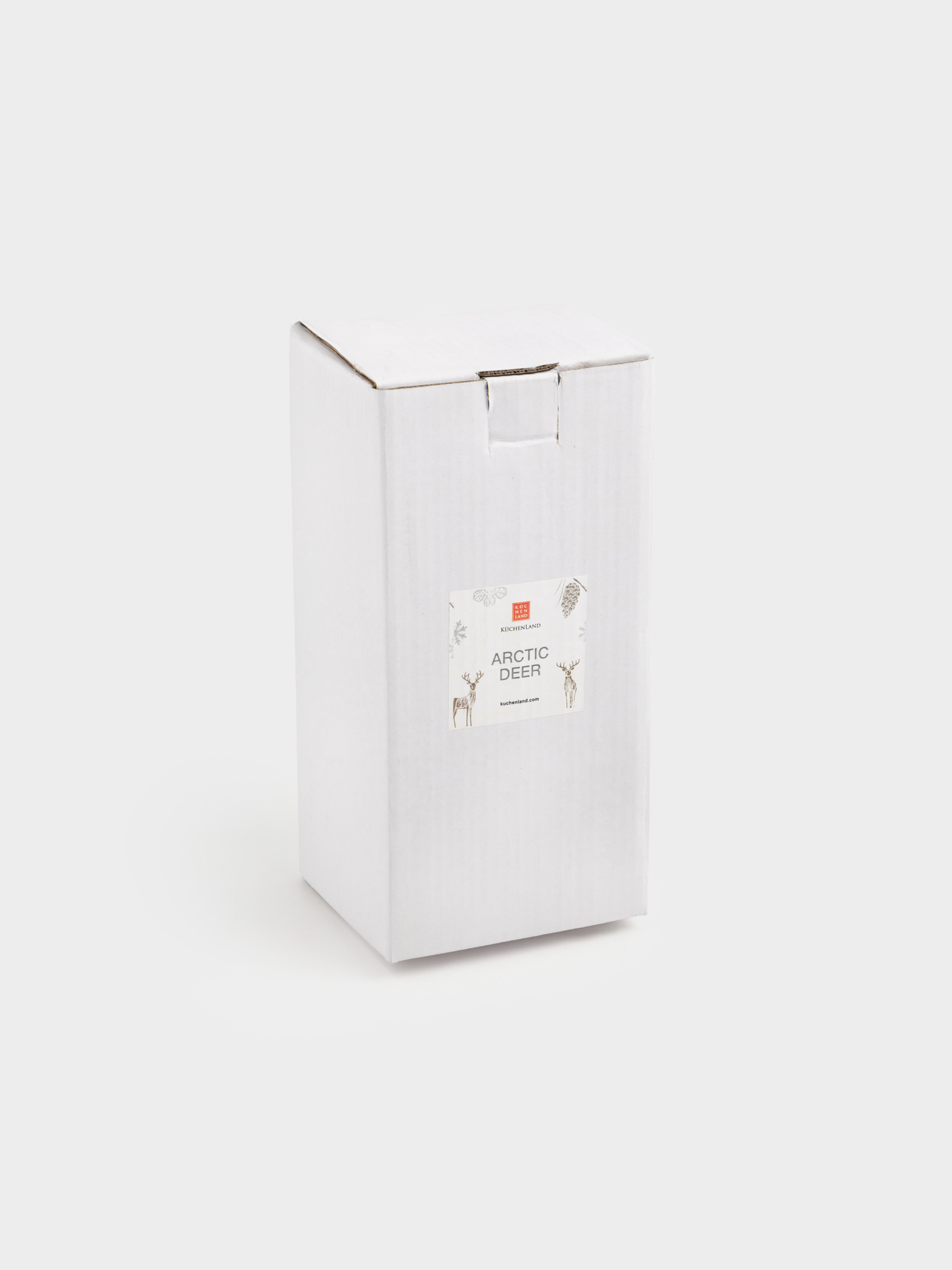 Подсвечник, 17 см, для чайной свечи, металл, золотистый, Олень, Arctic deer, image-4