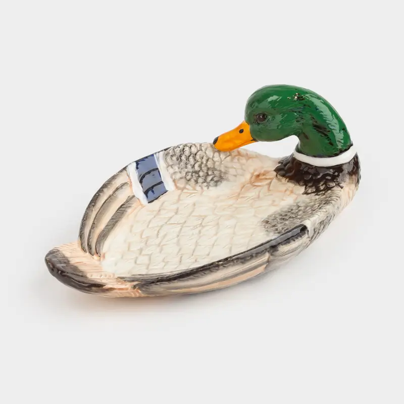 Блюдо, 32х19 см, керамика, Селезень, Duck ,image-0