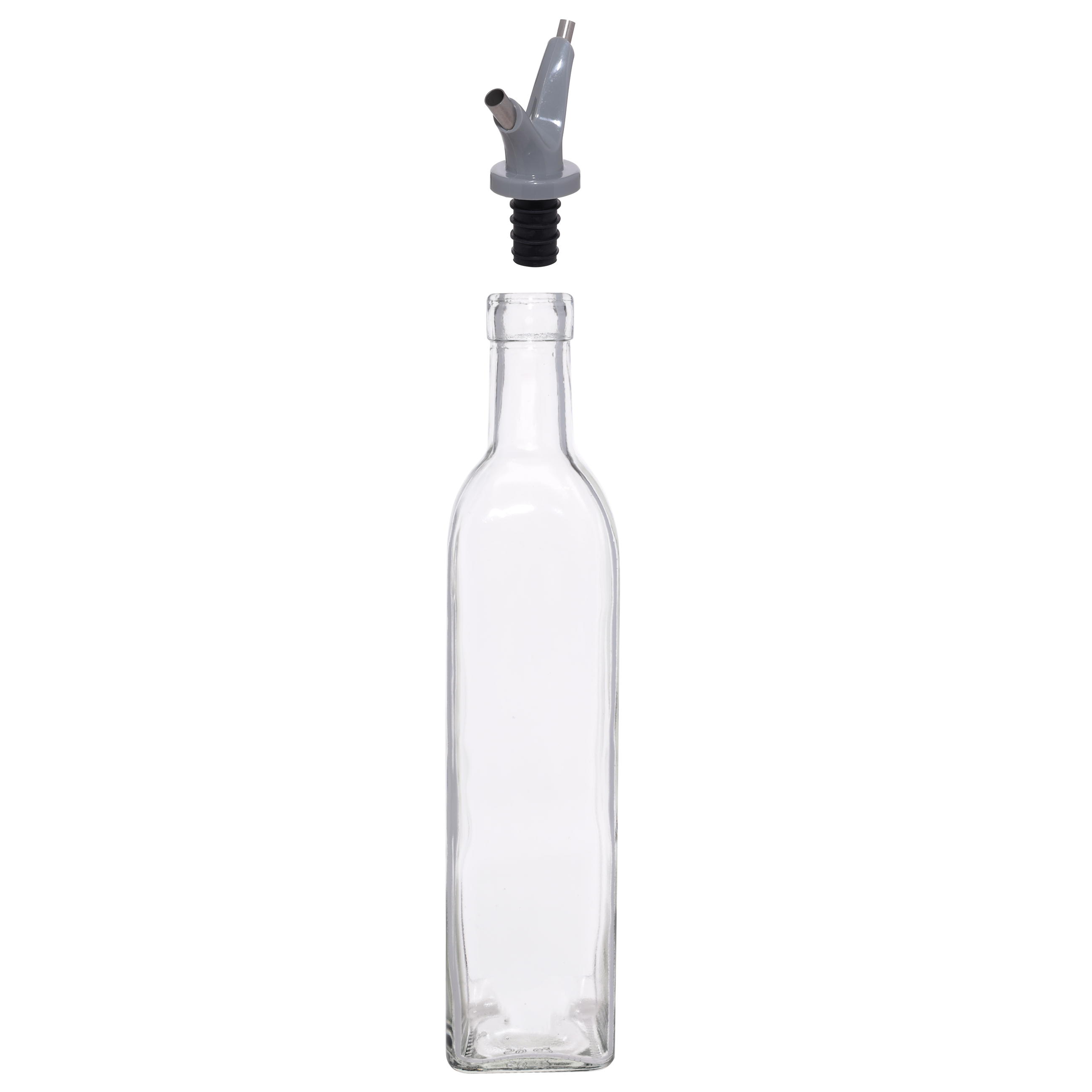 Бутылка для масла или уксуса, 500 мл, с двойным дозатором, стекло/пластик, Assist изображение № 2