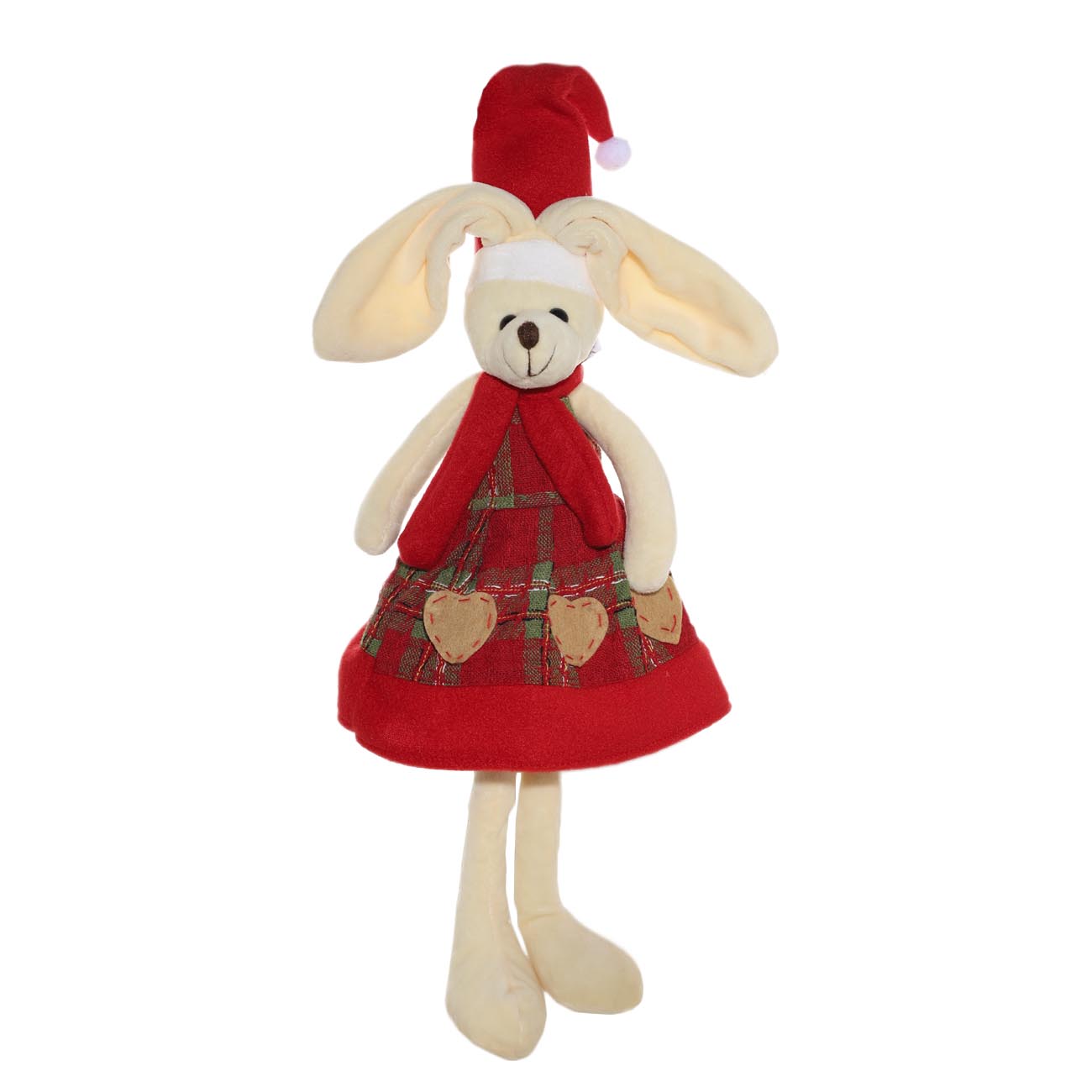 

Игрушка, 58 см, мягкая, полиэстер, Крольчиха в красном платье, Rabbit