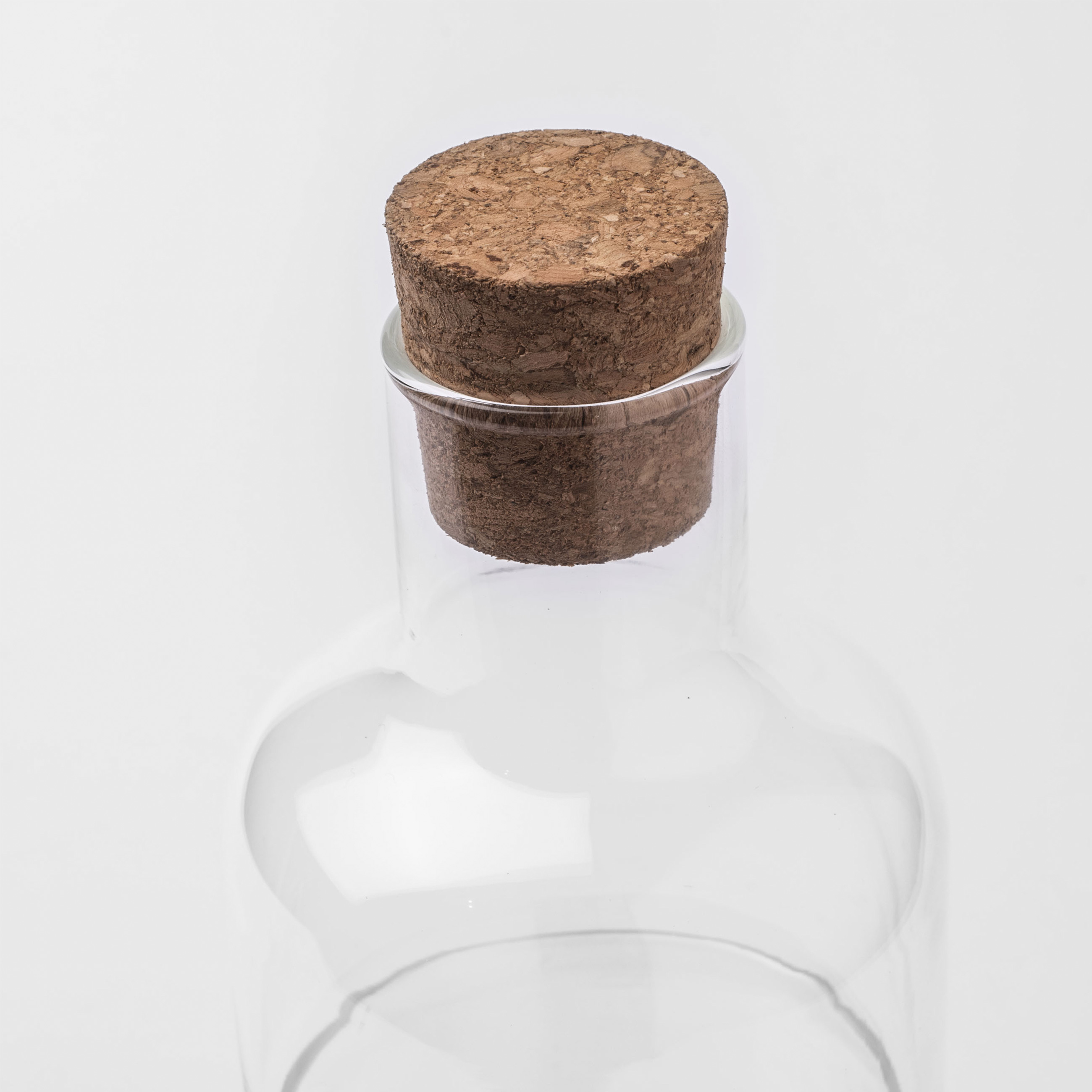 Набор для виски, 2 перс, 3 пр, графин/стаканы, стекло Б/пробка, Clear cork изображение № 5