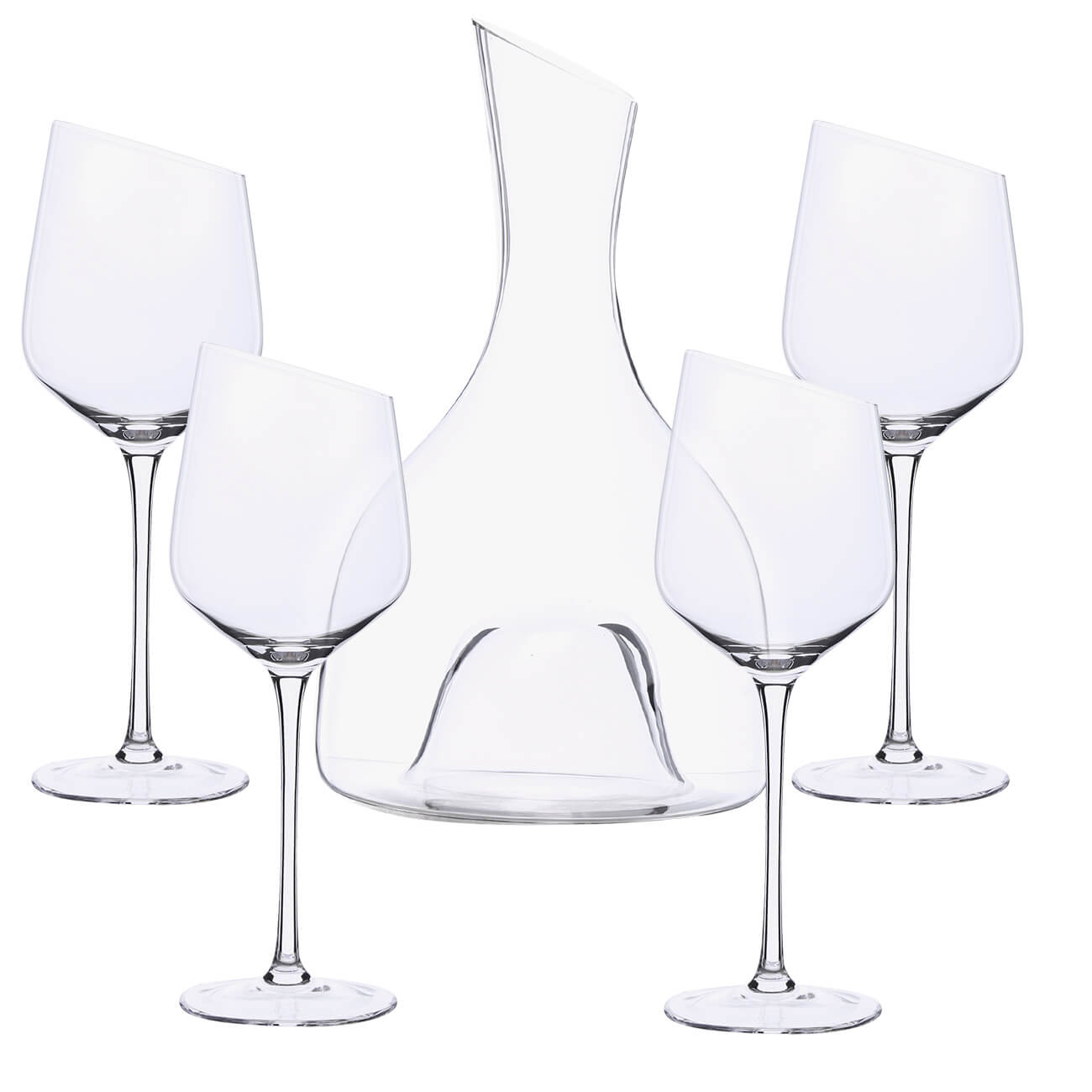 Набор для вина, 4 перс, 5 пр, с декантером, стекло, Charmant набор щепы для копчения вкус качества